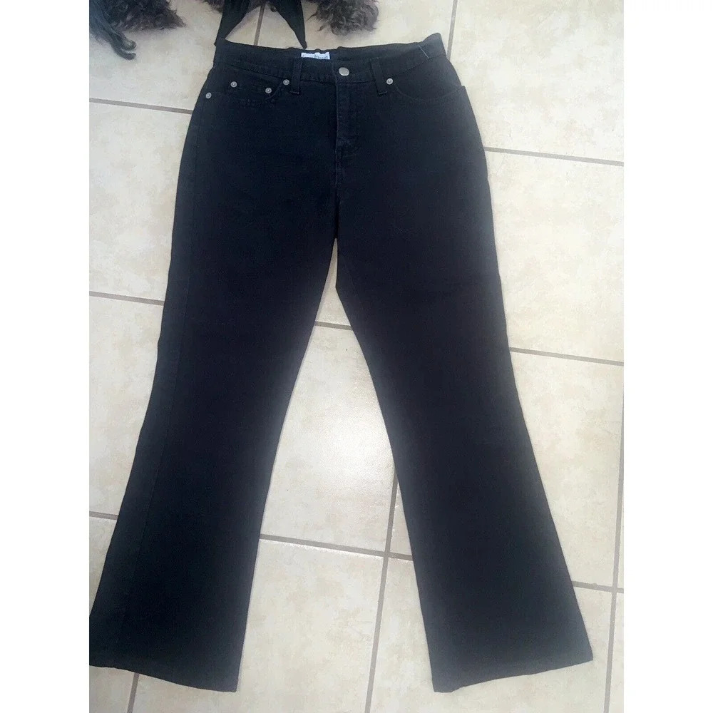 french dressing jeans paris fdj black bootcut  jeans summer classic casual boho
